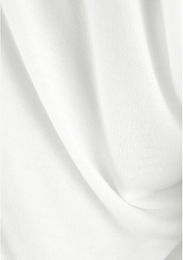 Lascana Strandshirt met schoudersplitten shirt met korte mouwen longshirt off-the-shoulder - Foto 7