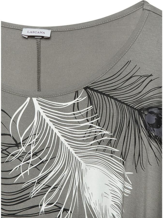 Lascana Strandshirt met splitten aan de mouwen shirt met korte mouwen off-the-shoulder - Foto 2