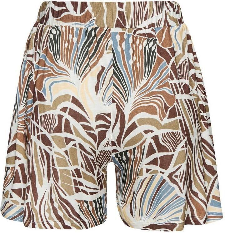 Lascana Strandshort met vaste bindgordel korte broek met alloverprint - Foto 8