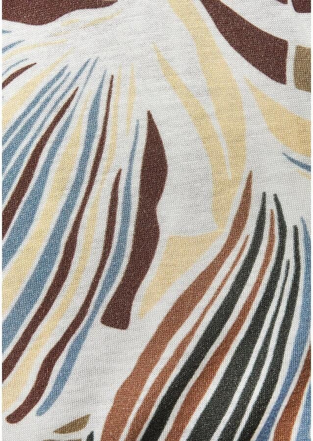 Lascana Strandshort met vaste bindgordel korte broek met alloverprint - Foto 2