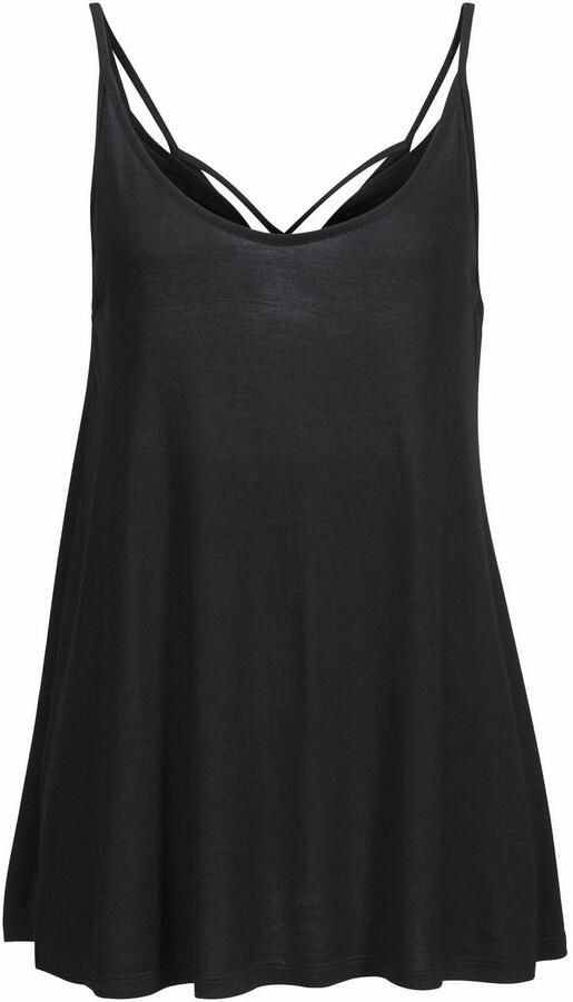 Lascana Strandtop met gekruiste bandjes op de rug losse spaghettitop - Foto 5