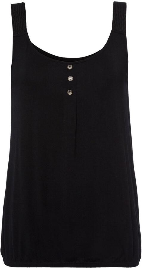 Lascana Strandtop Met gevlochten bandjes van zachte viscose-stretch (Set van 2) - Foto 6