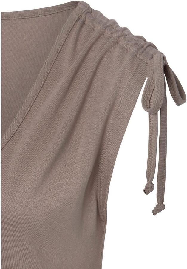 Lascana Strandtop met rimpeling op de schouders comfortabel damestop figuuraccentuerend - Foto 8