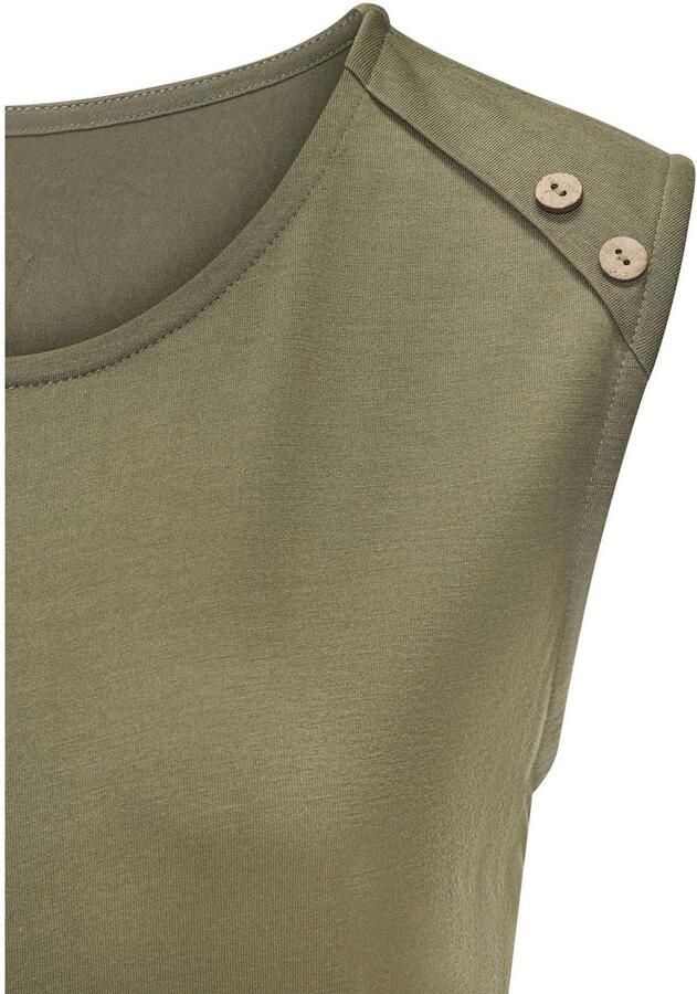 Lascana Strandtop met sierknopen zomertop basic - Foto 4