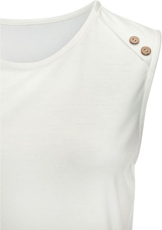 Lascana Strandtop met sierknopen zomertop basic - Foto 3