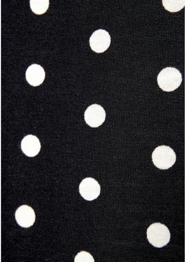 Lascana Strandtop met stippenprint blousetop met v-hals van jersey - Foto 2