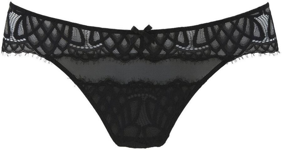 Lascana String Cara van subtiel transparante kant gedeeltelijk van gerecycled materiaal - Foto 4