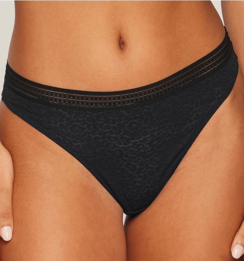 Lascana String Freya van kant in leoprint met modieuze band sexy lingerie - Foto 3