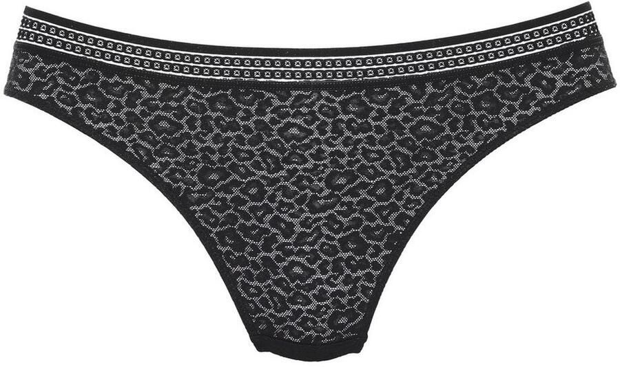 Lascana String Freya van kant in leoprint met modieuze band sexy lingerie - Foto 2