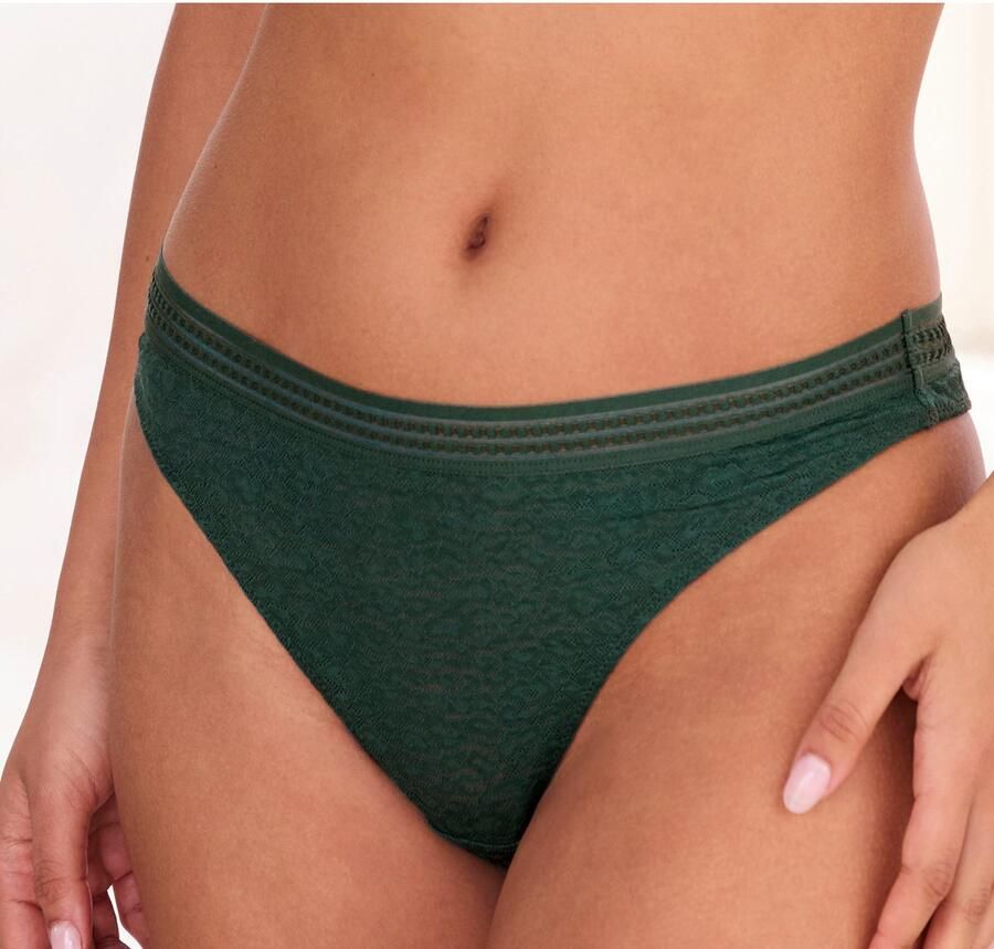 Lascana String Freya van kant in leoprint met modieuze band sexy lingerie - Foto 3