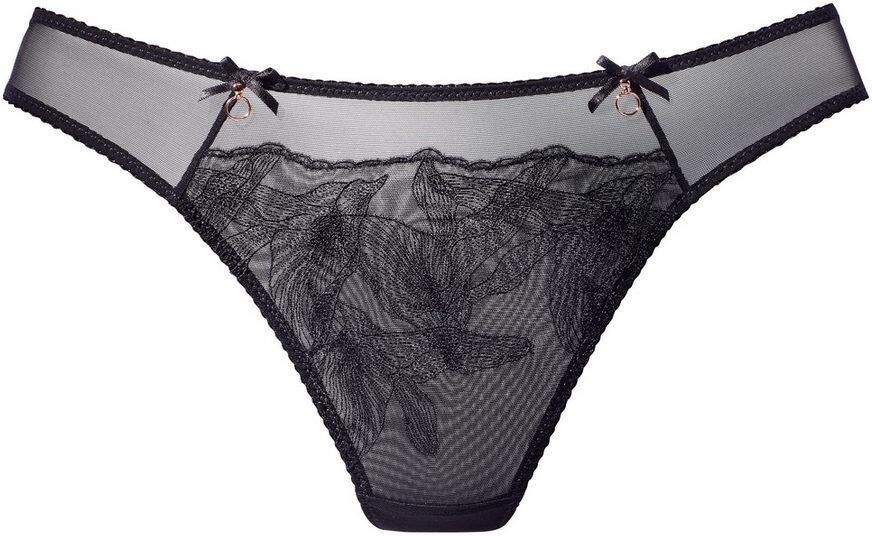 Lascana String Gabriella van mesh met delicate borduursels transparant ondergoed - Foto 3