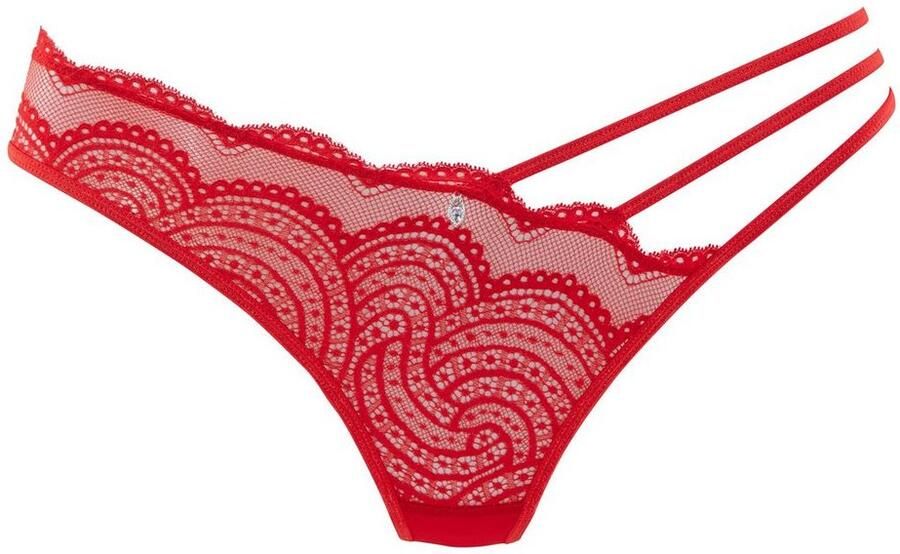 Lascana String Kira met gerecycled polyamide in het kant - Foto 3