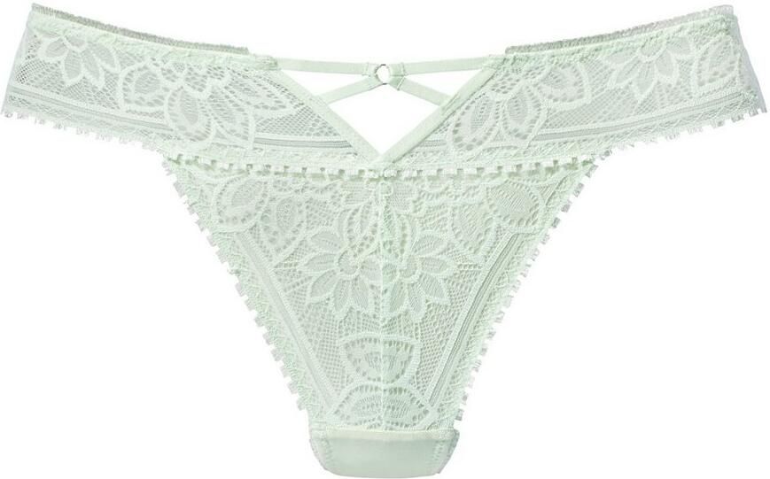 Lascana String met elegante cut-out van florale jacquardkant - Foto 4