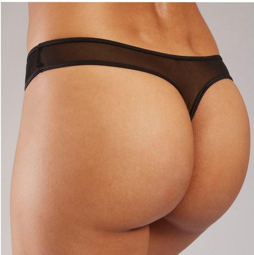 Lascana String-ouvert van iets transparant netmateriaal (2 stuks Set van 2)