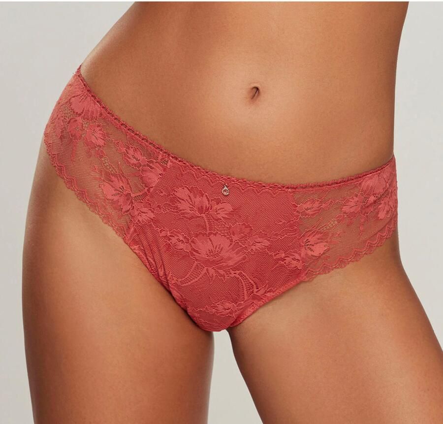 Lascana String rondom van bloemige subtiel transparante kant - Foto 4