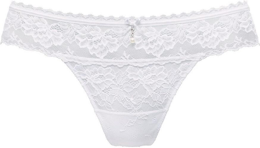 Lascana String rondom van delicate jacquardkant met edel sieraadaccessoire - Foto 4