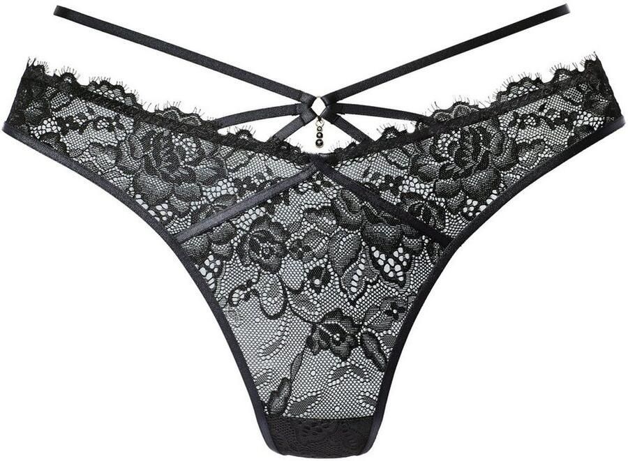 Lascana String Samara met verleidelijke band-detail en extravagant accessoire - Foto 2