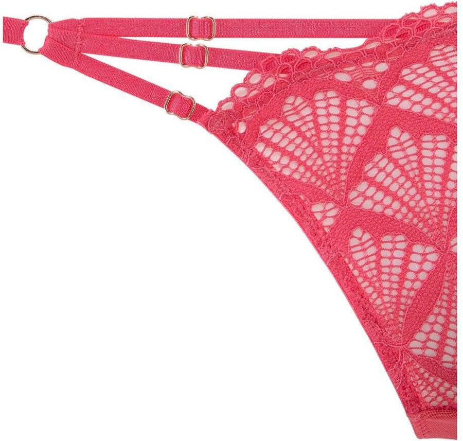 Lascana String Sienna met grafische kant