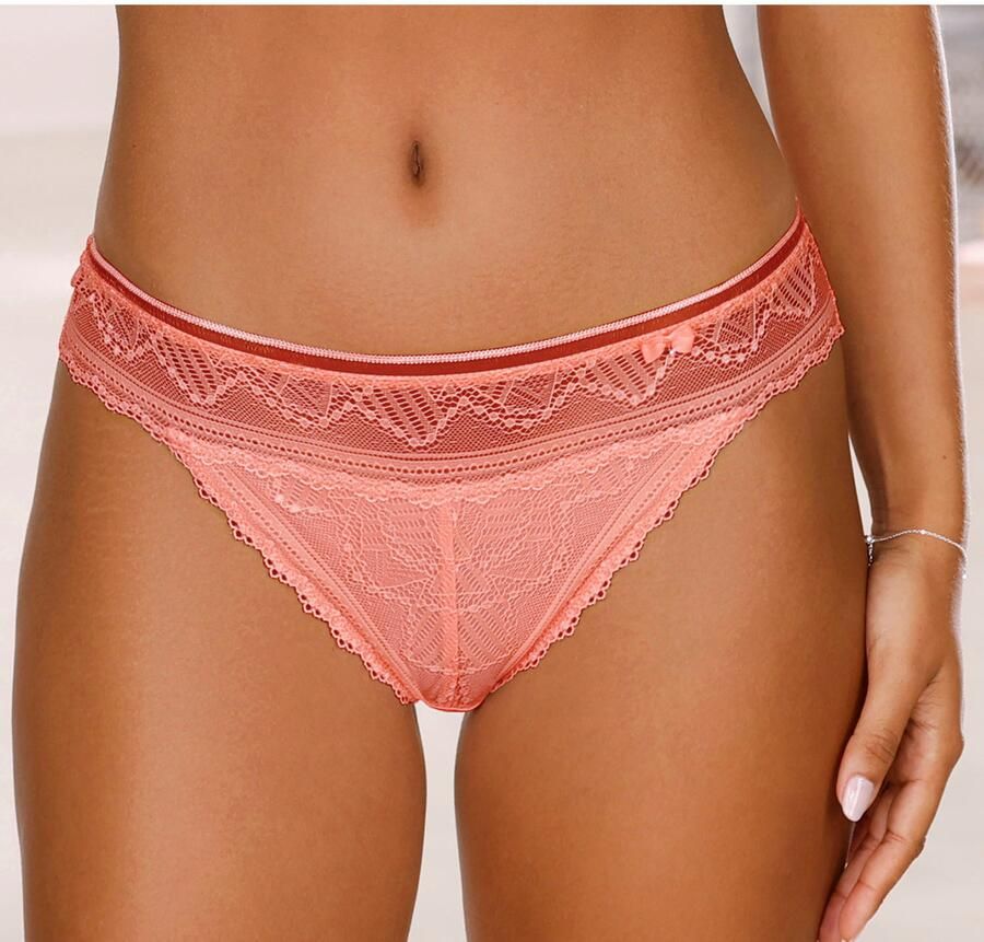 Lascana String TIZIANA met gedeeltelijk gerecycled kant - Foto 2