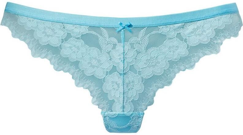 Lascana String van delicate elastische jacquard kant - Foto 3