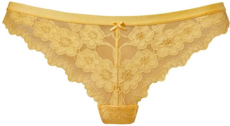 Lascana String van delicate elastische jacquard kant - Foto 3