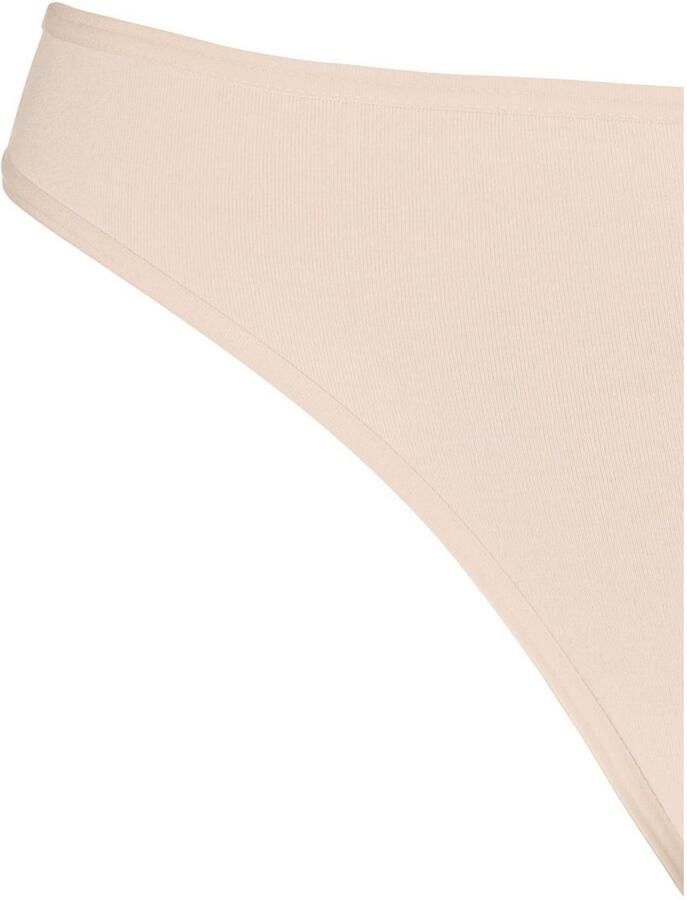 Lascana String van elastisch katoen (4 stuks Set van 4)