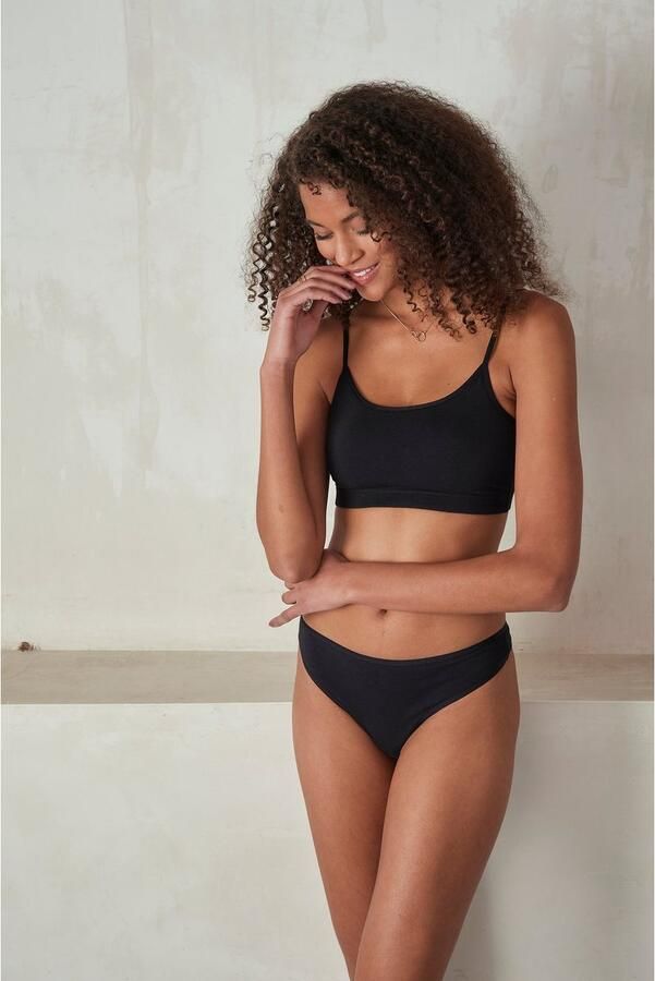 Lascana String van elastisch katoen (4 stuks Set van 4) - Foto 3