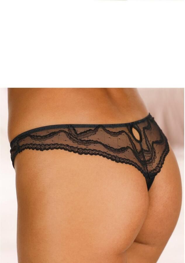 Lascana String van fijn kant met edel glitteraccessoire verleidelijk ondergoed - Foto 2