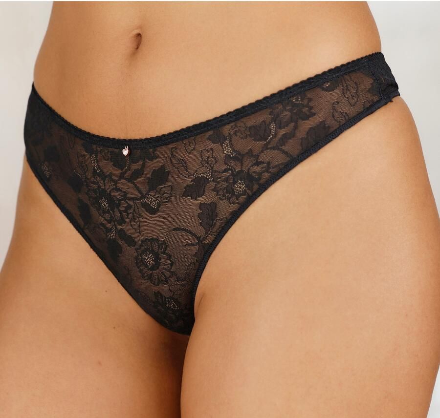 Lascana String van fijn plat kant - Foto 3