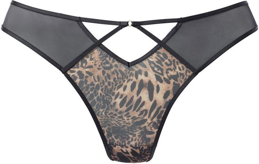 Lascana String van subtiel transparant leo-mesh met cut-out sexy lingerie - Foto 5