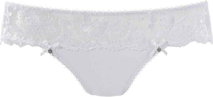 Lascana String Wanda Dessous met borduurkant in gebloemde look - Foto 5