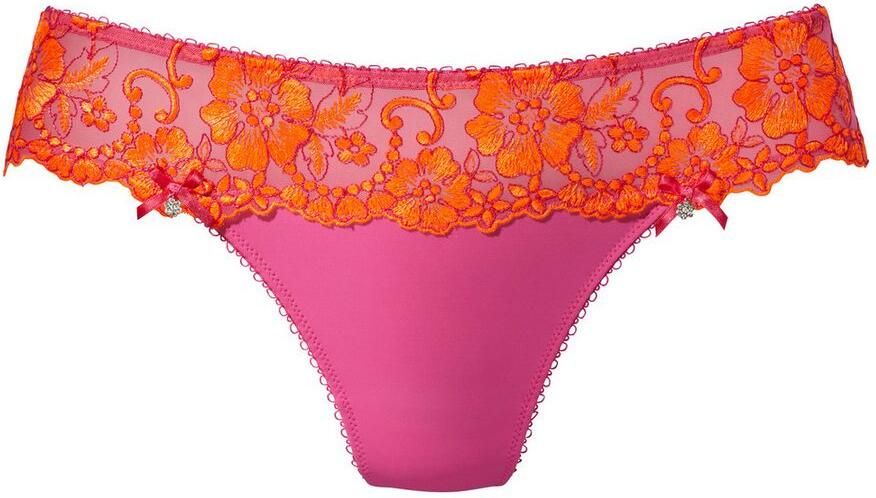 Lascana String Wanda Dessous met borduurkant in gebloemde look - Foto 6