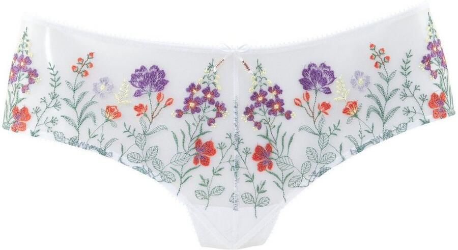 Lascana Stringpants Maria met kleurrijke bloemen van geborduurd kant - Foto 3