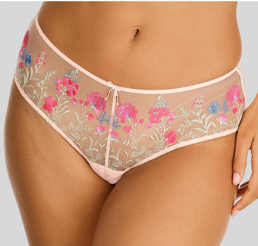 Lascana Stringpants Maria met kleurrijke bloemen van geborduurd kant - Foto 4