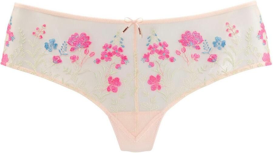 Lascana Stringpants Maria met kleurrijke bloemen van geborduurd kant - Foto 3