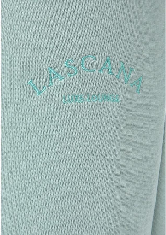 Lascana Sweatbroek Loungebroek Relaxbroek Loungebroek met zijzakken en logo-borduurwerk loungewear - Foto 4