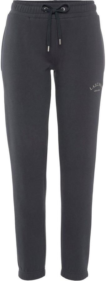 Lascana Sweatbroek Loungebroek Relaxbroek Loungebroek met zijzakken en logo-borduurwerk loungewear - Foto 5