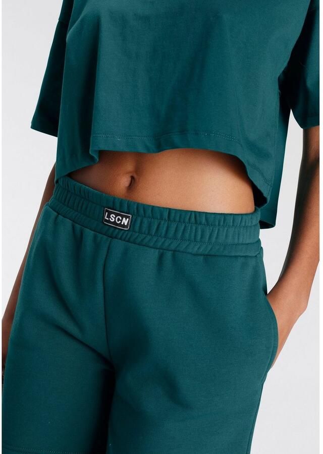 Lascana Sweatbroek met geribbelde tailleband loungewear loungepak - Foto 2