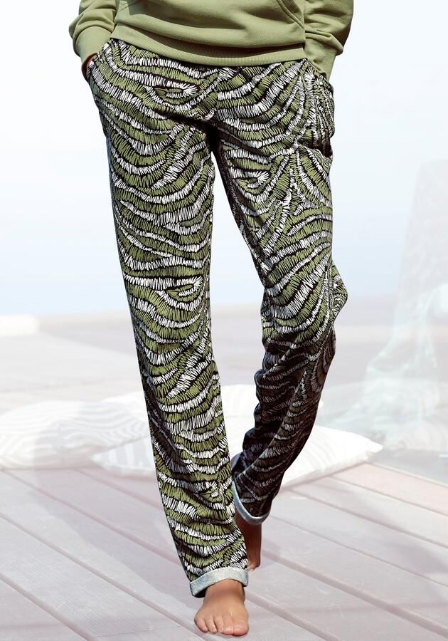 Lascana Sweatbroek met zij-ingreepzakken loungewear - Foto 5