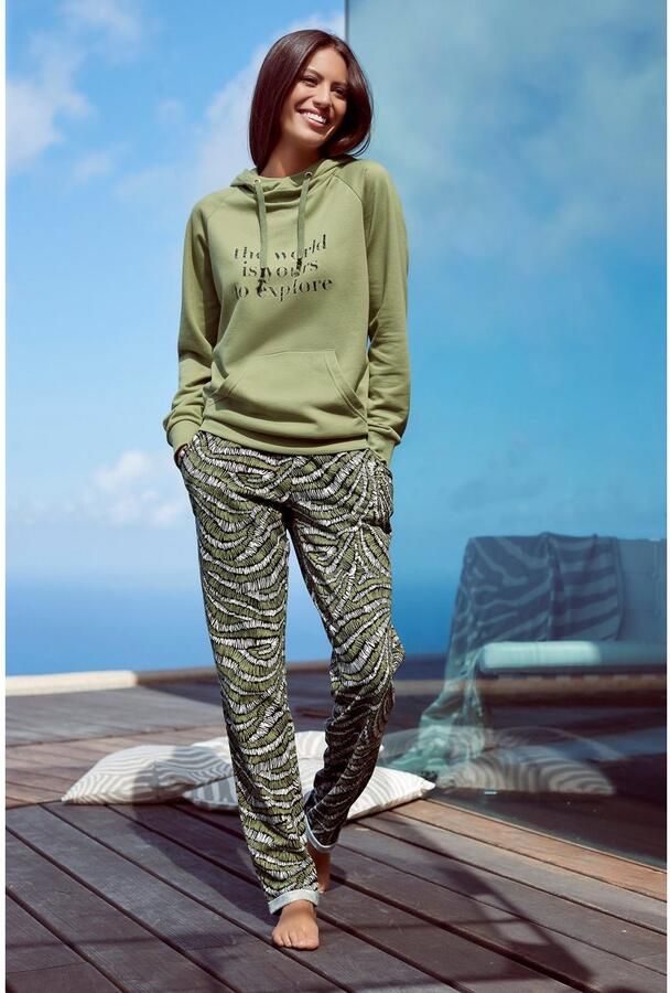 Lascana Sweatbroek met zij-ingreepzakken loungewear - Foto 3