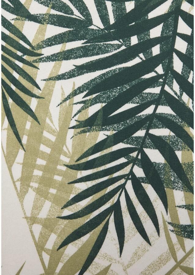 Lascana Sweater Loungeshirt Loungetop met allover-bladerenprint loungewear (1-delig) - Foto 6