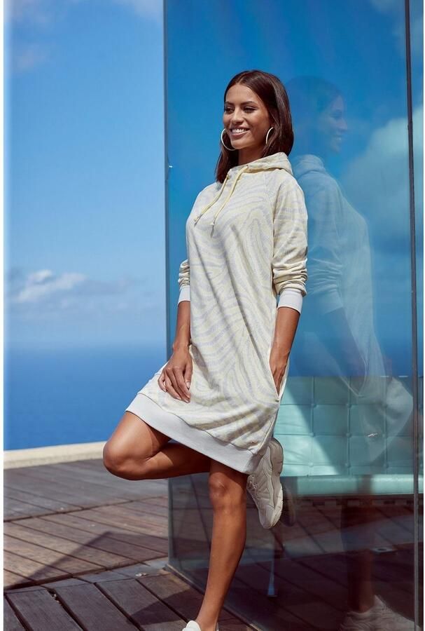 Lascana Sweatjurk met zakken opzij - Foto 2