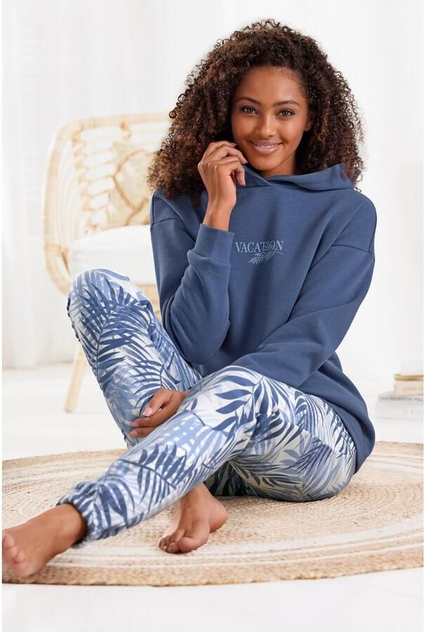 Lascana Sweatpants -Loungebroek met allover-print loungewear (1-delig) - Foto 5