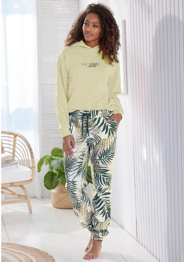 Lascana Sweatpants -Loungebroek met allover-print loungewear (1-delig) - Foto 2