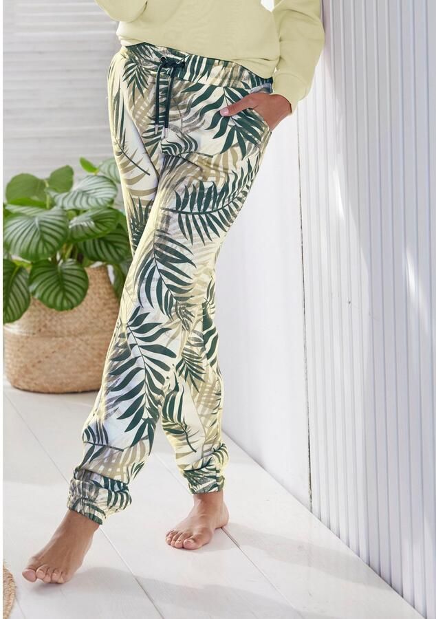 Lascana Sweatpants -Loungebroek met allover-print loungewear (1-delig) - Foto 3