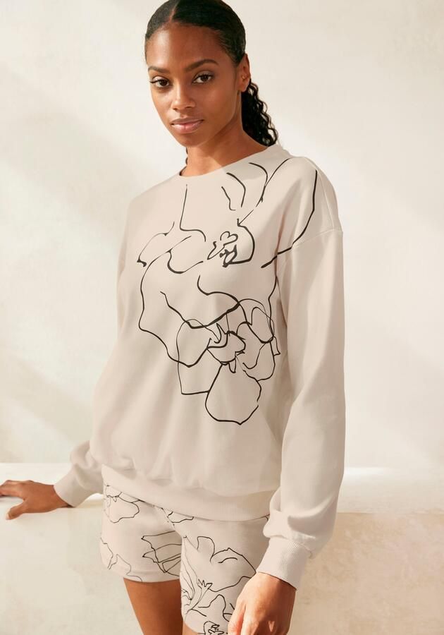 Lascana Sweatshirt Loungeshirt met print loungewear - Foto 6