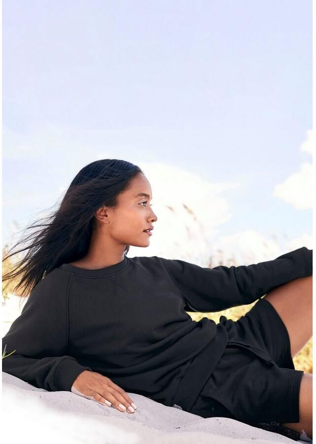 Lascana Sweatshirt Loungeshirt van biologische katoen loungewear - Foto 2