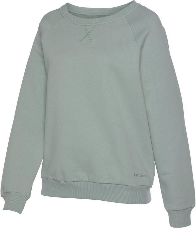 Lascana Sweatshirt Loungeshirt van biologische katoen loungewear - Foto 2