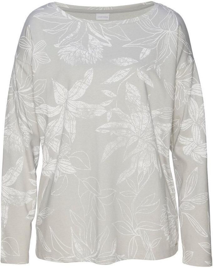 Lascana Sweatshirt met bloemige alloverprint loungewear - Foto 3