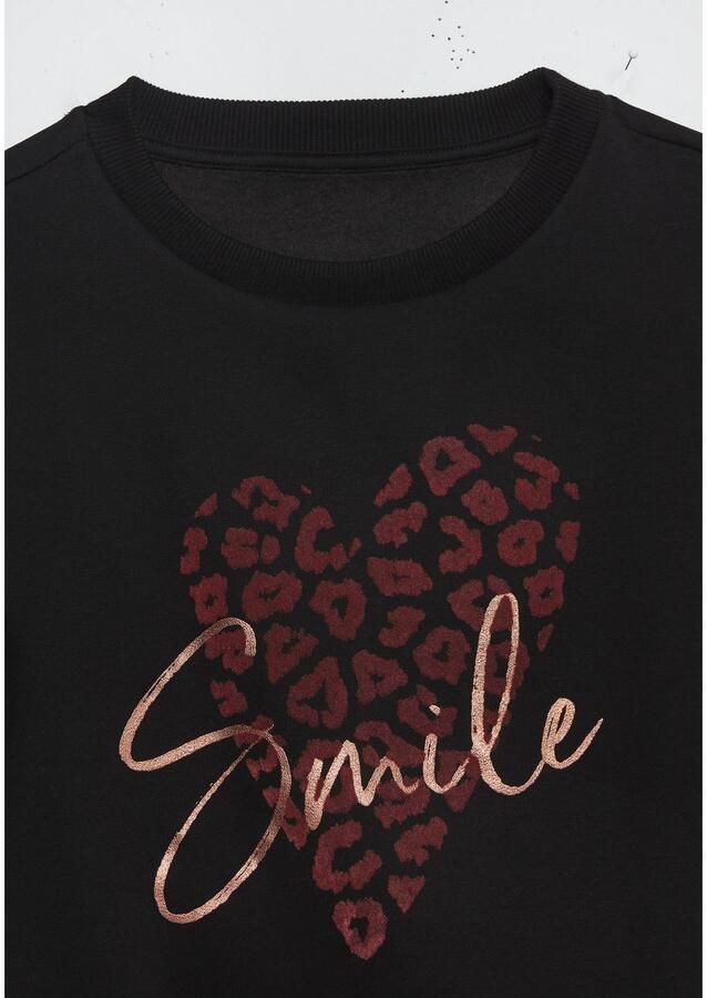 Lascana Sweatshirt met hart-leeuwprint loungewear - Foto 2